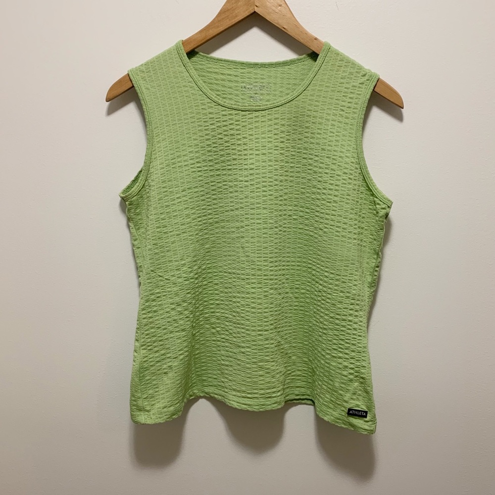 Athleta Green Tank Top Size Large